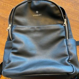 Leather back pack